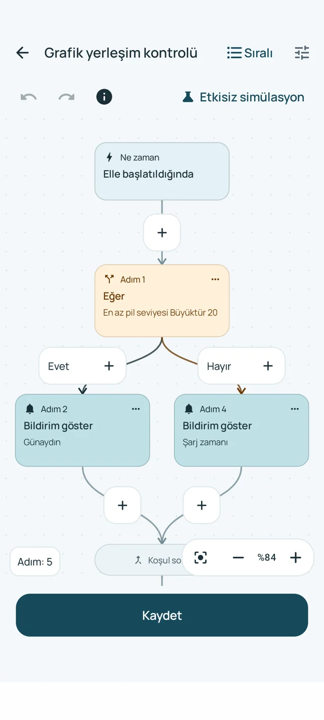 Echter Android-App-Bildschirm · Beispieldaten · App-Bilder zeigen türkische Beispieldaten; die Anleitung ist in deiner gewählten Sprache.